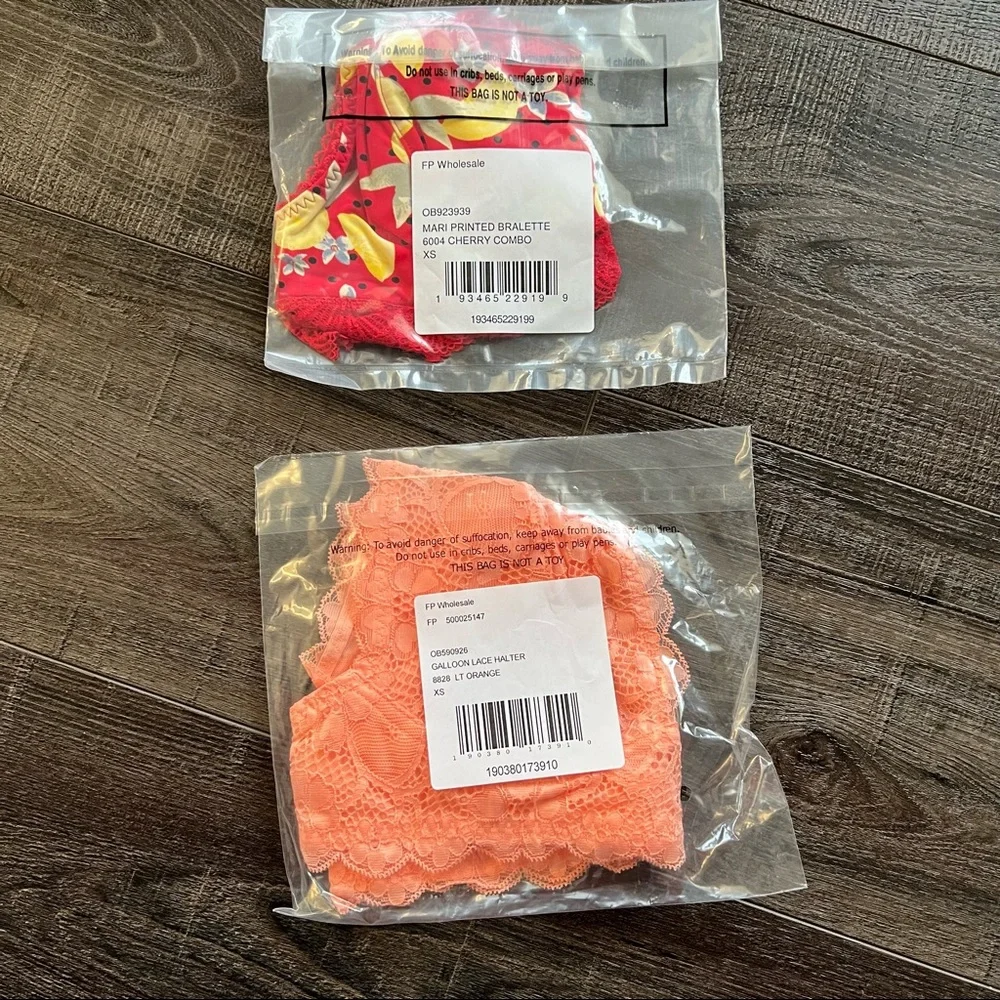 Free People Intimately Bralettes‎ (Lot of 2)